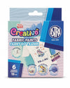 Farby do tkanin Astra Creativo 6x15 ml – zestaw kolorów do ubrań